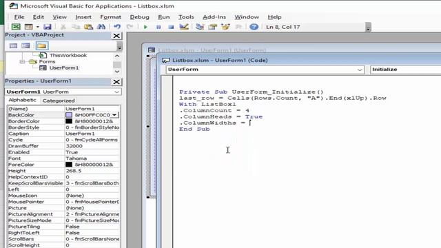 excel programmer: How to Populate Listbox in userform using excel VBA смотреть онлайн