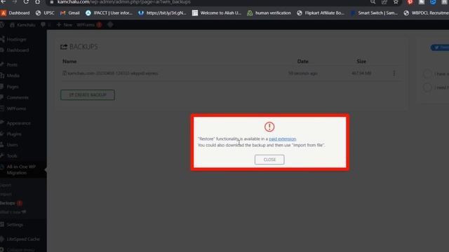 All In One WP Migration Import Not Working | How To Fix A Stuck All in One WP Migration | Hindi смотреть онлайн