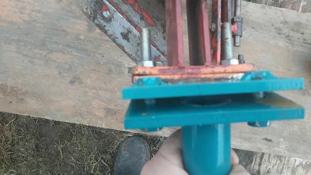 Крепить двухрядный окучник спереди мотоблока , минимум затрат смотреть онлайн