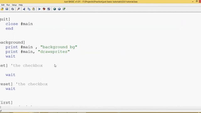 Just Basic Tutorial 17 - GUI maker, Menus, Combo Boxes, and Check Boxes (Part 3/3) смотреть онлайн