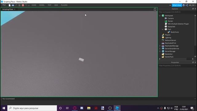 BodyForce e BodyVelocity - BODY MOVERS 1 [ROBLOX STUDIO BR] смотреть онлайн