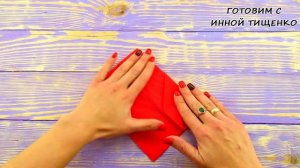 Как Красиво Сложить САЛФЕТКИ для сервировки стола 4 СПОСОБА / Servietten falten/ salfetka bezekleri