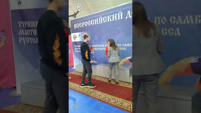 Соревнования по самбо 2019г. Первое место Абдядилова Любовь смотреть онлайн