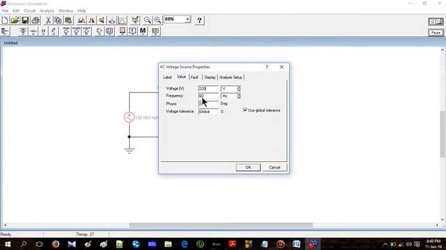 Electronics Workbench Series R-C Circuit by NASIM смотреть онлайн