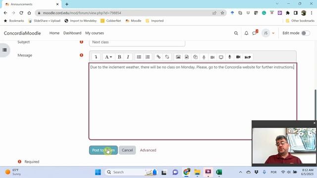 How do I create announcements in Moodle? смотреть онлайн
