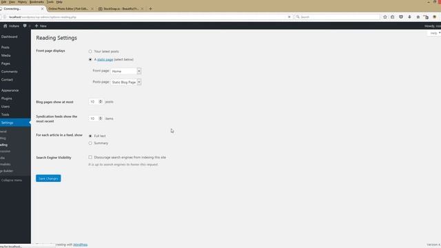 Setting Front Page - Quidus - Free Multi-Purpose WordPress Theme смотреть онлайн