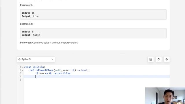 Leetcode - Power of Four (Python) смотреть онлайн