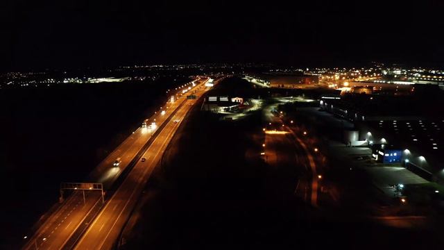 City At Night - Skyline Aerial View | Drone Footage Collection смотреть онлайн