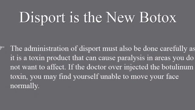 Watch This Before You Get BOTOX! - Disport Is The New BOTOX