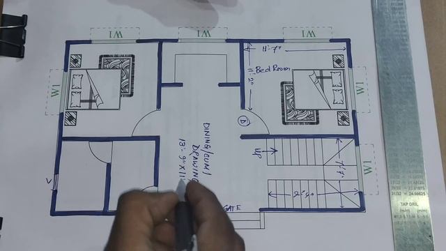 20 x 32 HOUSE PLAN II 20*32 GHAR KA NAKSHA II 640 SQFT SMALL HOUSE PLAN смотреть онлайн