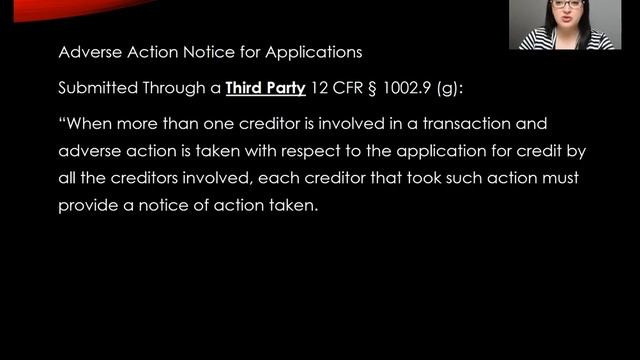 Regulation B (ECOA) Refresher - Part 3 смотреть онлайн