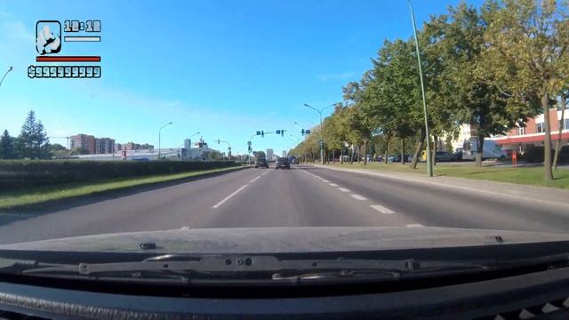 Поездка на машине по Клайпеде. Литва #klaipėda