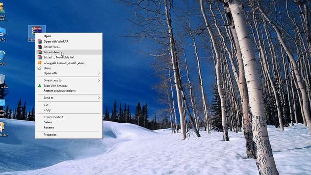 حل مشكلة عدم ظهور اختصار جديد او New فى قائمة الماوس / How fixed a problem in the mouse menu смотреть онлайн