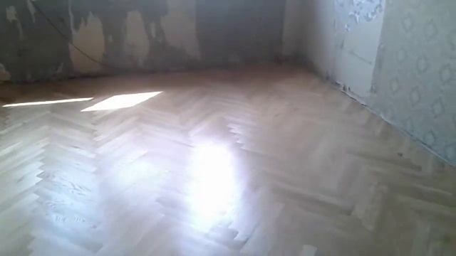 Дубовый паркет после реставрации. смотреть онлайн