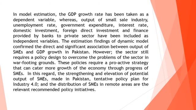 SMEs Output and GDP Growth A Dynamic Perspective JABS 2019 91 53 65 смотреть онлайн