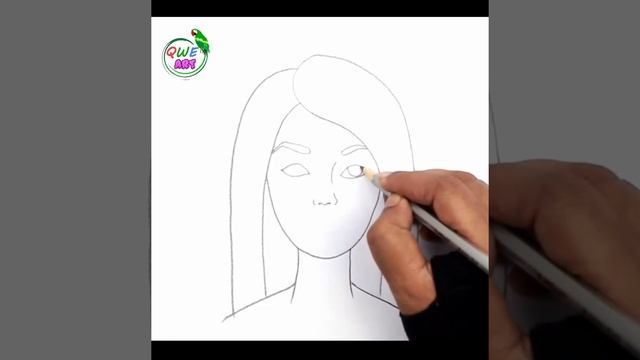 Easy Barbie Doll Drawing | How to Draw Barbie Easy Step by Step смотреть онлайн