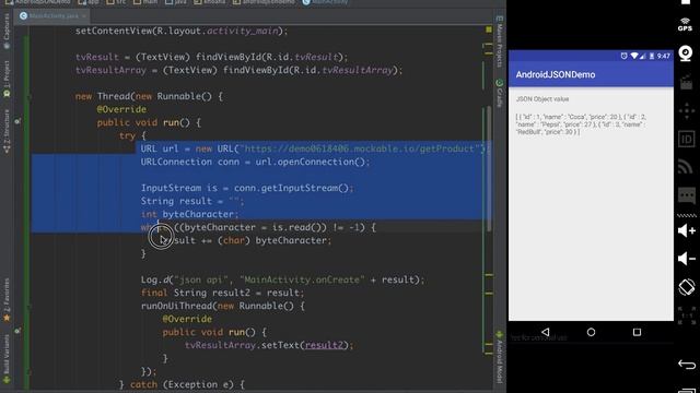 Android JSON WebAPI Part 5 (Async Task) смотреть онлайн