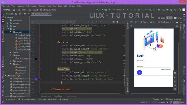 Login and Register Screen UI Design in Android Studio | UiUX Tutorial смотреть онлайн