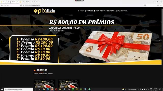 Como Criar Site de RIFA ONLINE Com Pagamento Integrado e Sorteios no Wordpress (COM QR CODE PIX) смотреть онлайн