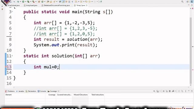 Product of arrays element || Array interview questions || Arrays in java || Java || Fox Tech Academ смотреть онлайн