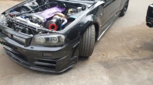 Nissan r34 skyline Turbo sound