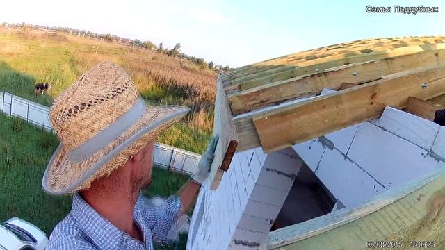 #41 Наращиваю стропила Лобовая доска Запускаю планер 3.09.16. смотреть онлайн