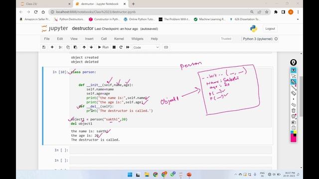 Learn Python programming in TAMIL | Destructor | [Tamil] смотреть онлайн