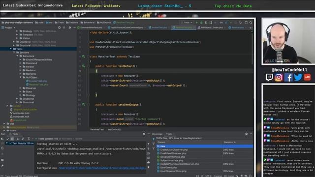 Let's write some PHP tests for the design patterns course смотреть онлайн