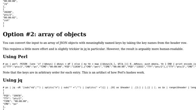 How do I convert the output of ps(1) to JSON? (3 Solutions!!) смотреть онлайн