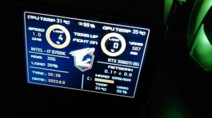 IPS USB Mini ekran AIDA64 PC CPU GPU Monitor