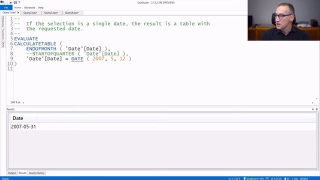 STARTOFMONTH, STARTOFQUARTER, STARTOFYEAR, ENDOFMONTH, ENDOFQUARTER, ENDOFYEAR - DAX Guide смотреть онлайн