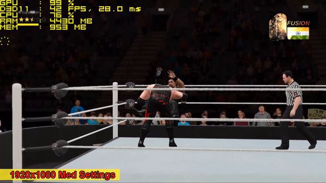 WWE 2K17 GAMEPLAY GT 1030 смотреть онлайн