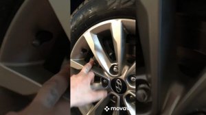 Хёндай i40, замена задних колодок, электро суппорта!