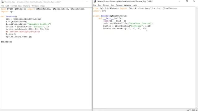 Python Qt #c2 heritage classe self смотреть онлайн