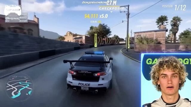 Race Car Driver REACTS to Forza Horizon 5 | Experts React смотреть онлайн