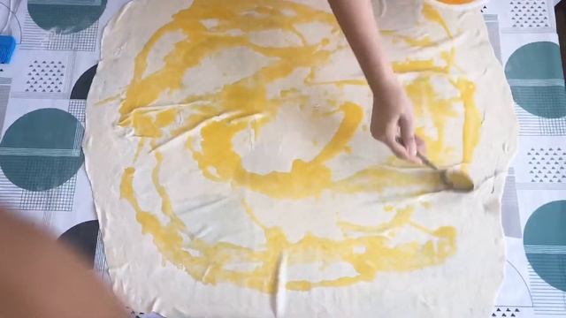 Слоенная Лепешка с Луком! Катлама / Каттама !  Каттама жасоо.