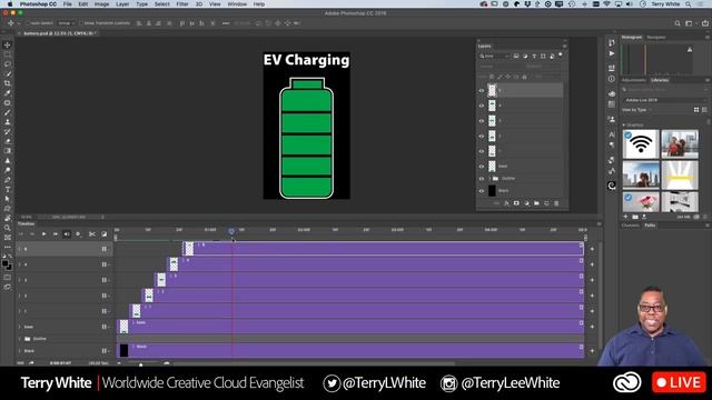How to Animate an Illustrator File in Photoshop смотреть онлайн