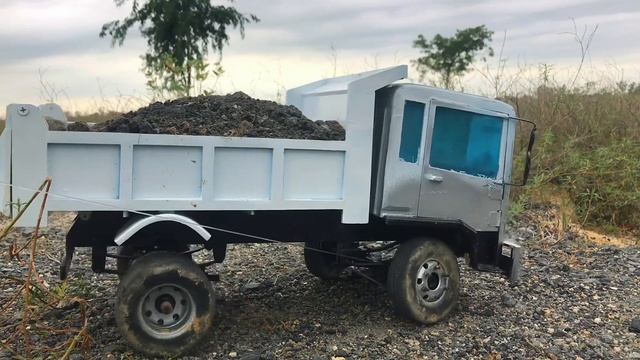 EP06(Rain⛈?)Rc Hyundai hd120 & Rc Hino Gravel truck смотреть онлайн