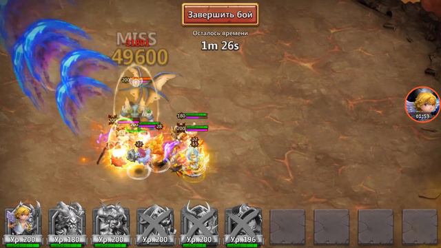 АРХИДЕМОН, 42кк, ОТРАЖАЕТ УРОН, УВЕЛИЧИВАЕТ АТАКУ, СОСТАВ и ЗАХОД, Castle Clash смотреть онлайн