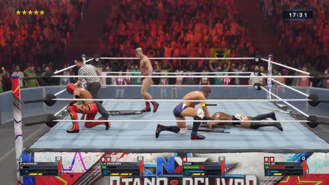 WWE 2K23 Gameplay - Axiom vs. JD McDonagh vs. ILja Dragunov vs. Wes Lee смотреть онлайн