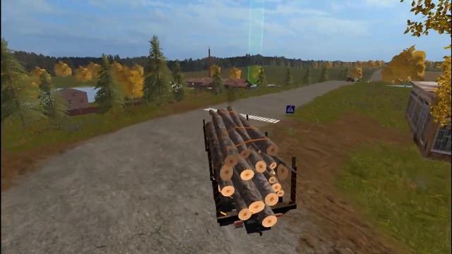 Вырезал и вывез колхозные брёвна Перевернулся на тракторе смотреть онлайн