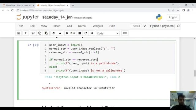 Palindrome In Python . смотреть онлайн