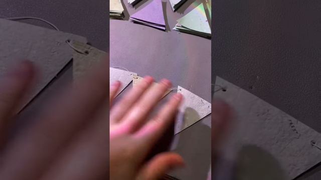 Делаю гирлянду из бумаги ручного литья #ручная_работа #стикеры #бумага смотреть онлайн