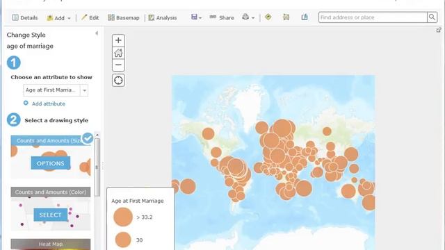 Importing a csv file into ArcGIS Online смотреть онлайн
