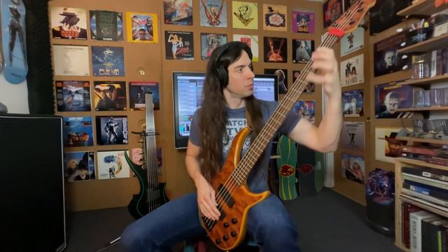 Viminal “Ever Darkening” live take bass playthrough by Ben Ricci смотреть онлайн