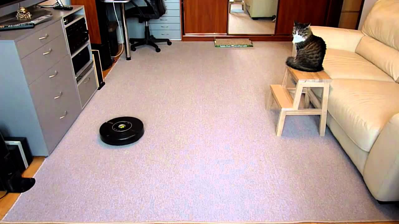 iRobot Roomba in action смотреть онлайн