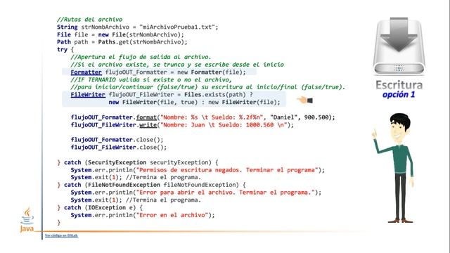 Archivos en Java смотреть онлайн