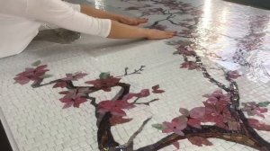 Монтаж мозаичного панно. Часть 1