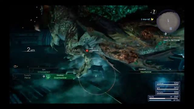 FINAL FANTASY XV - Jabberwock Boss Fight + The Missing Royal Arm смотреть онлайн