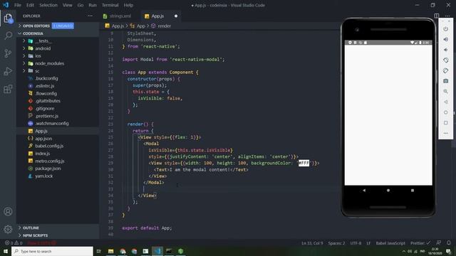 Cara Membuat Modal dengan React Native смотреть онлайн